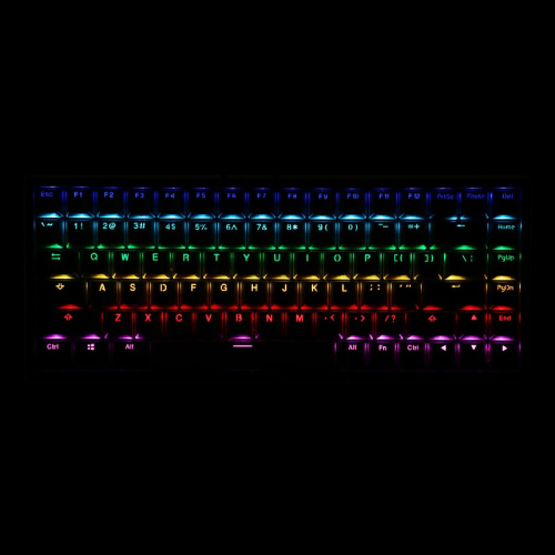 Keycool KC84 RGB Hotswap Mechanical Wired Keyboard (Black)