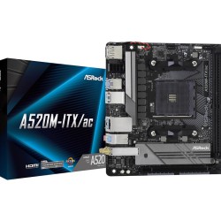 ASRock A520M-ITX/AC AM4 AMD A520 SATA 6Gb/s Mini ITX AMD Motherboard