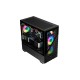 1STPLAYER D7 M-ATX RGB Gaming Case (Black)