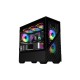 1STPLAYER D7 M-ATX RGB Gaming Case (Black)