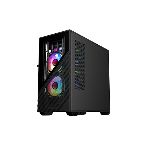 1STPLAYER D7 M-ATX RGB Gaming Case (Black)