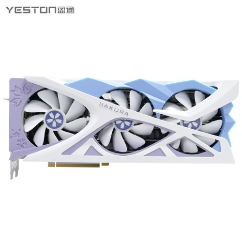 Yeston Sakura GeForce RTX 4070 Super 12GB GDDR6X Graphics Card