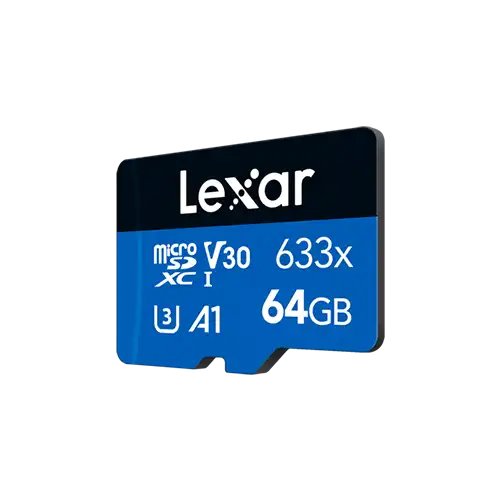 Lexar High-Performance 633x 64GB MicroSDXC UHS-I Memory Card