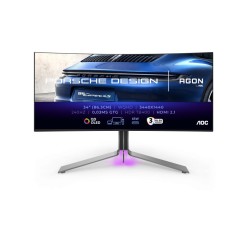 AOC AGON PRO PD34 PORSCHE DESIGN 34" 240Hz 0.3ms WQHD QD-OLED Gaming Curved Monitor