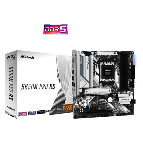 ASRock B650M Pro RS AMD AM5 DDR5 Micro ATX Motherboard