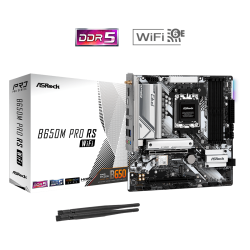 ASRock B650M Pro RS WiFi AMD AM5 DDR5 Micro ATX Motherboard