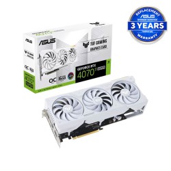 ASUS TUF Gaming GeForce RTX 4070 Ti SUPER BTF White OC Edition 16GB GDDR6X Graphics Card