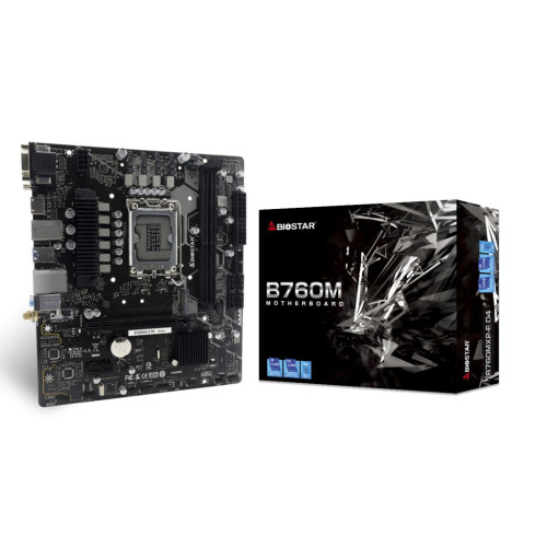 Biostar B760MX2-E D4 12th/13th/14th Gen micro atx motherboard