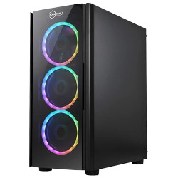 Carbono CG192XG ATX Gaming Case Black