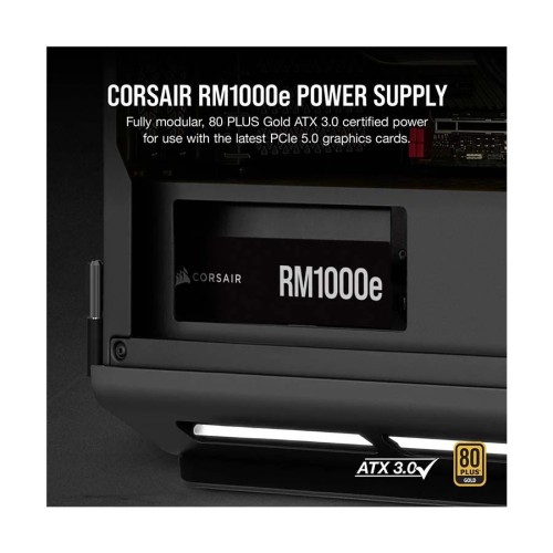 Corsair RMe Series RM1000e ATX 3.0 1000W 80 PLUS Gold Certified Fully Modular Power Supply