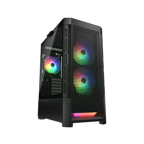 Cougar AIRFACE RGB Mid Tower Gaming Casing - Black