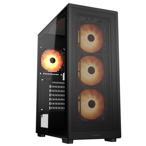 Cougar MX220 RGB Mid Tower Gaming Casing - Black