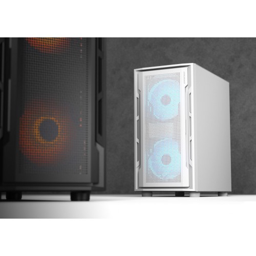 Cougar UNIFACE MINI RGB m-ATX Mini Tower Gaming Casing White