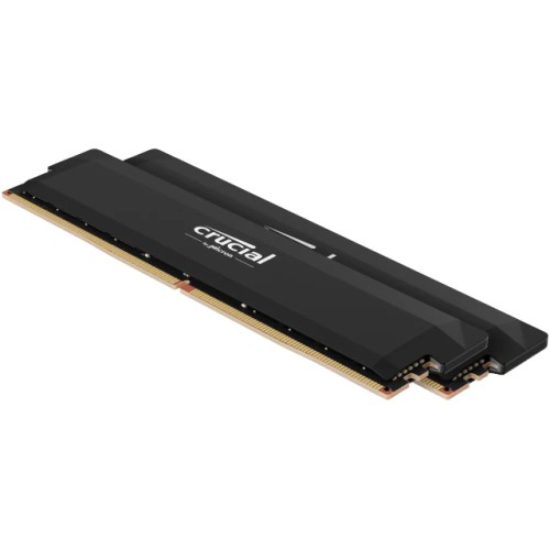 Crucial Pro DDR5-6400 16GB UDIMM OC Gaming Memory Black