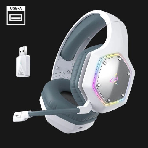 EKSA E1000 WT True 2.4 GHz Wireless Gaming Headset with ENC