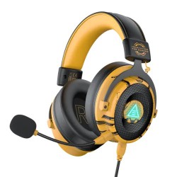 EKSA E900 Pro Noise Cancelling 7.1 Surround Sound Gaming Headset Yellow