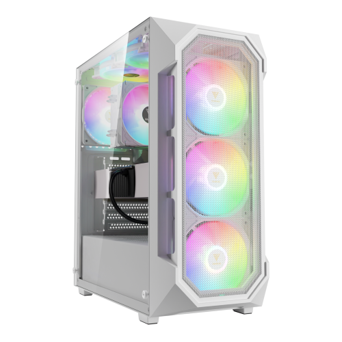 Gamdias AURA GC1 ELITE WH RGB Mid Tower ATX Gaming Case