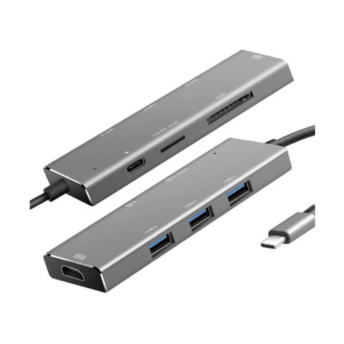 Havit H408 7 In 1 USB Type-C HUB