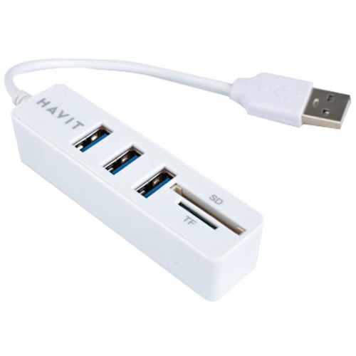 Havit H92 3-Port and SD/TF Multi-Interface USB Hub