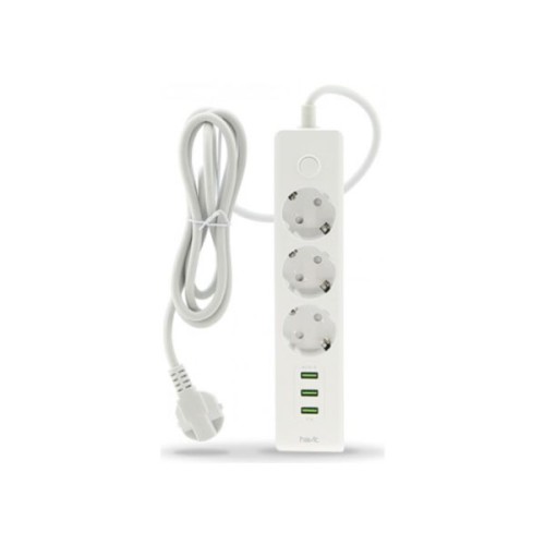 Havit HV-SP8813 3AC Slot+3 USB Switch Power Strip