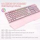 Havit KB389L Mechanical Gaming Wired Keyboard And Mouse Combo Pink