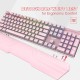 Havit KB389L Mechanical Gaming Wired Keyboard And Mouse Combo Pink