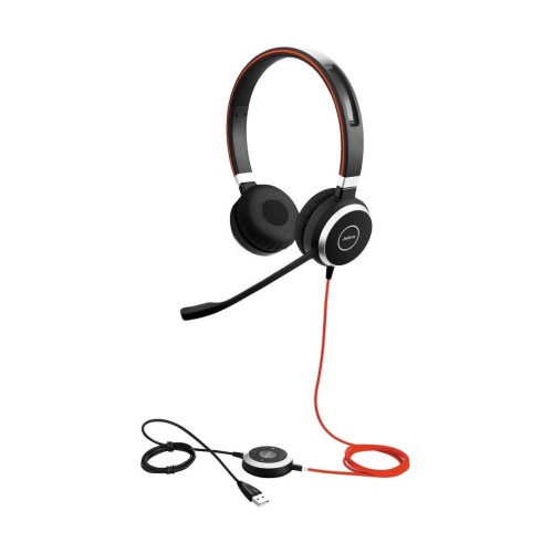 Jabra Evolve 40 MS/UC DUO Dual Ear Noise Canceling USB Headphone