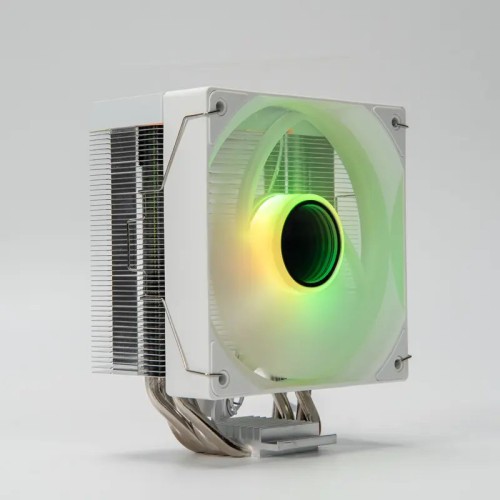 Jungle Leopard KF400 ARGB 4 copper cpu cooler White