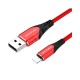 VENTION LABRG USB 2.0 A to Lightning Cable 1.5M Red Aluminum Alloy Type