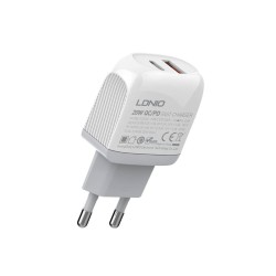 LDNIO A2316C-EU 20W Fast Travel Dual Port USB & Type-C Charger