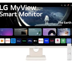 LG 27SR50F-W 27" FHD IPS Smart Monitor with webOS