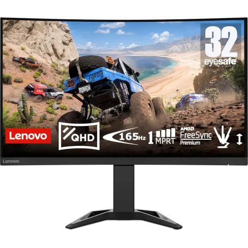 Lenovo G32qc-30 32" 165Hz QHD Curved Gaming Monitor