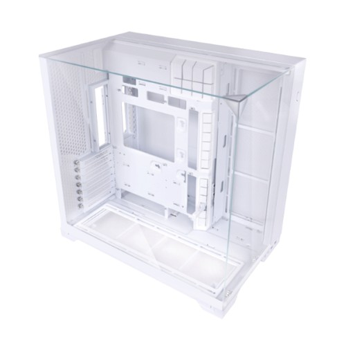 Lian Li O11 VISION COMPACT White ATX Mini Tower Gaming Case