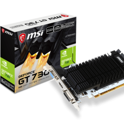 MSI GeForce GT 730 2GB DDR3 PCI Express 2.0 Graphics Card