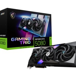 MSI GeForce RTX 5080 16G GAMING TRIO OC 16GB GDDR7 Graphics Card