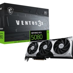 MSI GeForce RTX 5080 16G VENTUS 3X OC 16GB GDDR7 Graphics Card