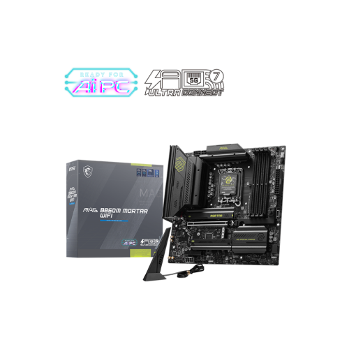 MSI MAG B860M MORTAR WIFI LGA 1851 mATX Motherboard