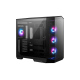 MSI MAG PANO 100R PZ Black Micro-ATX Tower Gaming Case