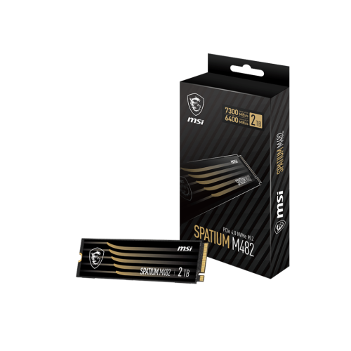 MSI SPATIUM M482 2TB PCIe Gen4 NVMe M.2 Internal SSD