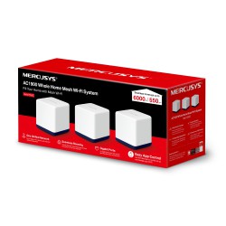 Mercusys Halo H50G AC1900 1900Mbps Dual Band Gigabit Mesh Router (3 Pack)