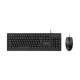 Micropack KM-2005 Black Wired Keyboard & Mouse Combo with Bangla