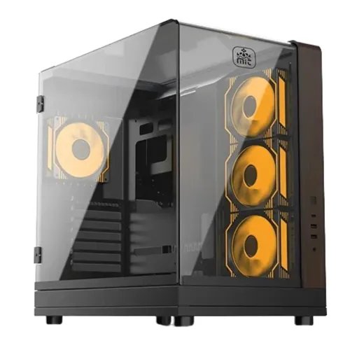 Monarch Aqua X7 ARGB ATX Gaming Case Black