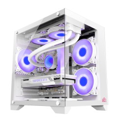 Monarch Mystery Box X5 Desktop Gaming Case White