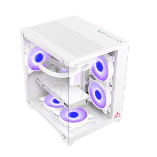 Monarch Mystery Box X5 Desktop Gaming Case White