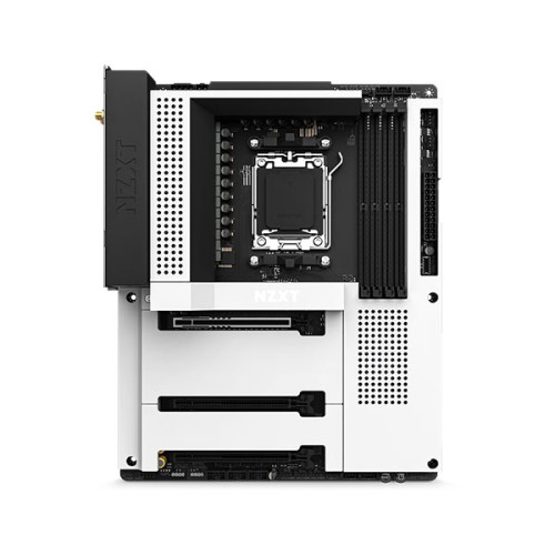 NZXT N7 B650E AM5 ATX Gaming Motherboard - White