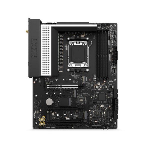 NZXT N7 B650E AM5 ATX Gaming Motherboard - White