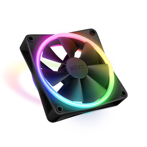 NZXT F120 RGB DUO 120mm RGB Casing Fan - Black