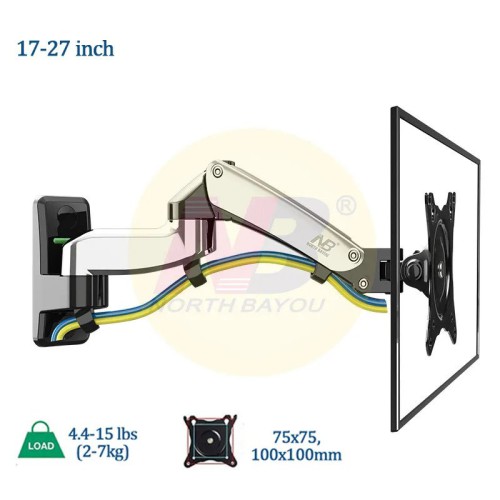 North Bayou F150 Swivel 17-35inch Monitor Desk Mount