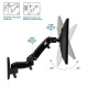 North Bayou F150 Swivel 17-35inch Monitor Desk Mount