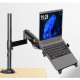 North Bayou H100 FP Swivel 22-35" Monitor Monitor Desk Mount